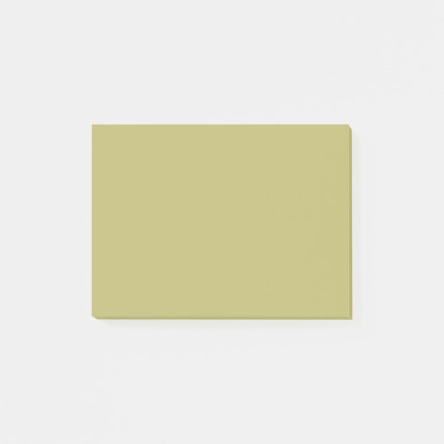 Farbe dunkel khaki post-it klebezettel (Vorderseite)