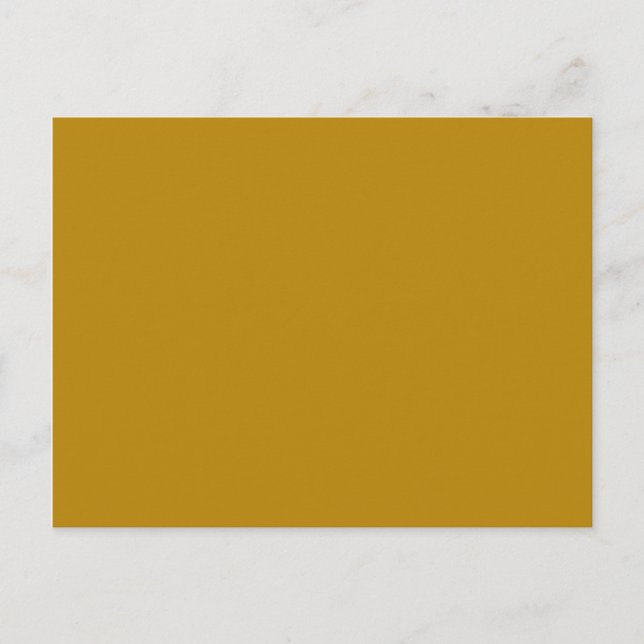 Farbe dunkelgelb postkarte (Vorderseite)