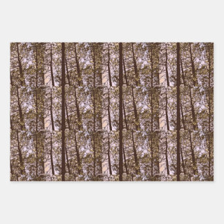 Farbe durch die Bäume Geschenkpapier Set