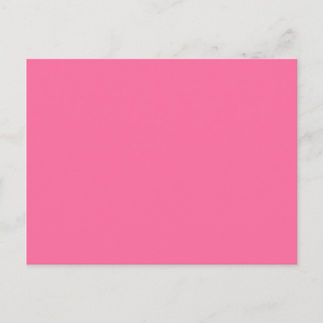 Farbe Französisch rosa Postkarte (Vorderseite)