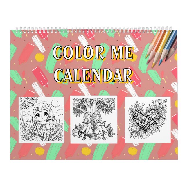 Farbe | Fun Adult Coloring Kalender (Titelbild)