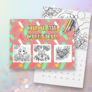 Farbe Fun Adult Coloring Kalender
