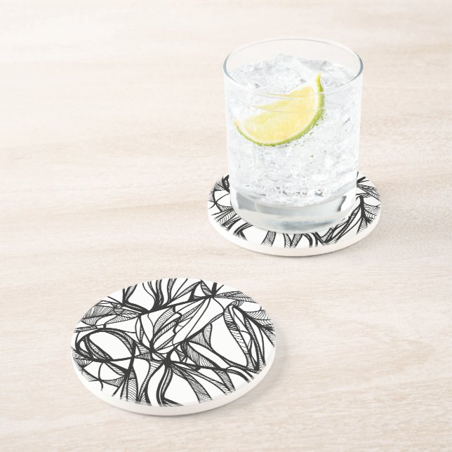 Farbe für den eigenen Sandsteinkreislauf Untersetz Getränkeuntersetzer (Seite)