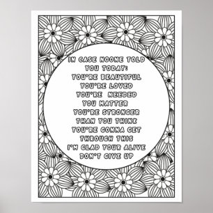 Farbe für die Welt: Vibrierende Farben der Positiv Poster