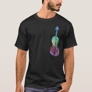 Farbe gewaschenes Cello T-Shirt