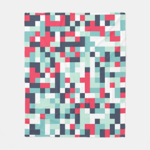 Farbe Halftone Hintergrund. Abstrakter Multicolor Fleecedecke