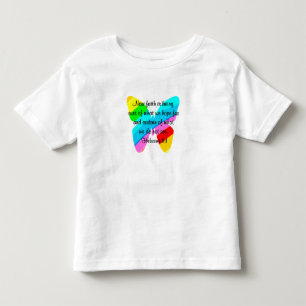 FARBE HEBREWS 11:1 BUTTERFLY DESIGN TODDLER T-S KLEINKIND T-SHIRT