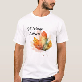 Farbe Herbstleaf Modernes Unigender Tishirt T-Shirt