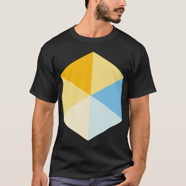 Farbe Hexagon 03 T-Shirt (Vorderseite)
