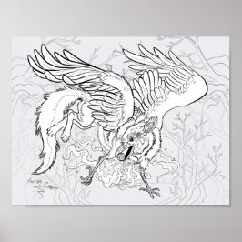 Farbe Ihr eigener Raven Griffin Poster