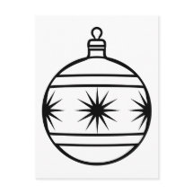 Farbe: Ihr eigener Weihnachtsbaum Ornament Postkar