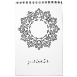 Farbe Ihr eigenes MANDALA - Farbbuch 3 Kalender