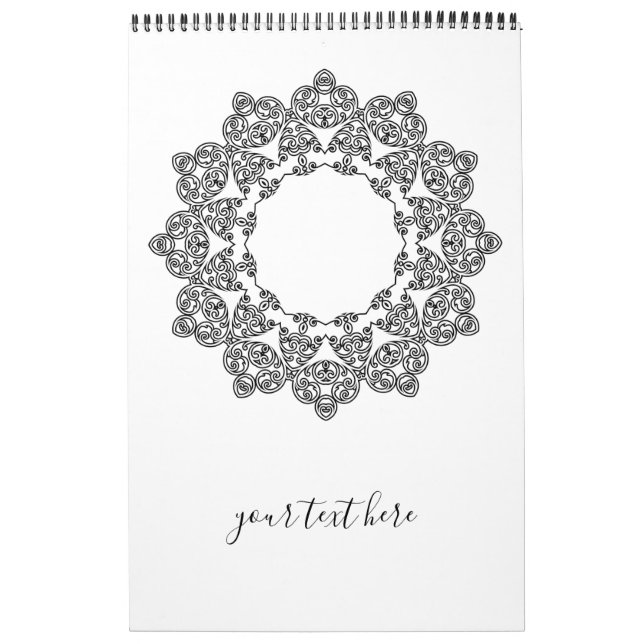 Farbe Ihr eigenes MANDALA - Farbbuch 3 Kalender (Titelbild)