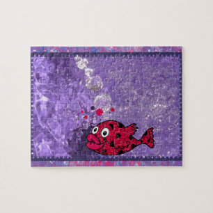 Farbe Ihre Welt Kinder Bath Fish Jigsaw Puzzle