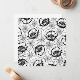 Farbe Ihrer eigenen Anemone-Blume Mitteilungskarte