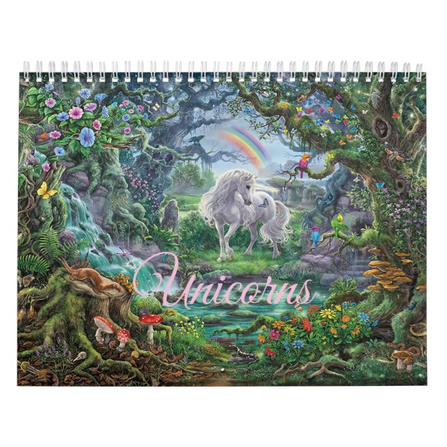 Farbe Ihrer Kinder Einhorn-Kalender Kalender (Titelbild)