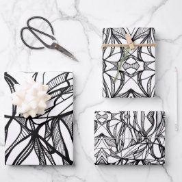 Farbe Ihres eigenen Papiers #2 - Set für Flachblät Geschenkpapier Set