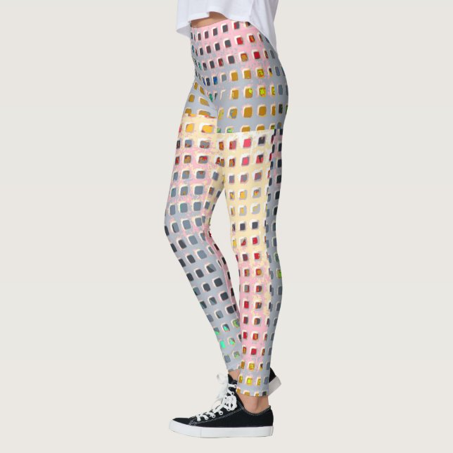 Farbe im Raster Leggings (Links)
