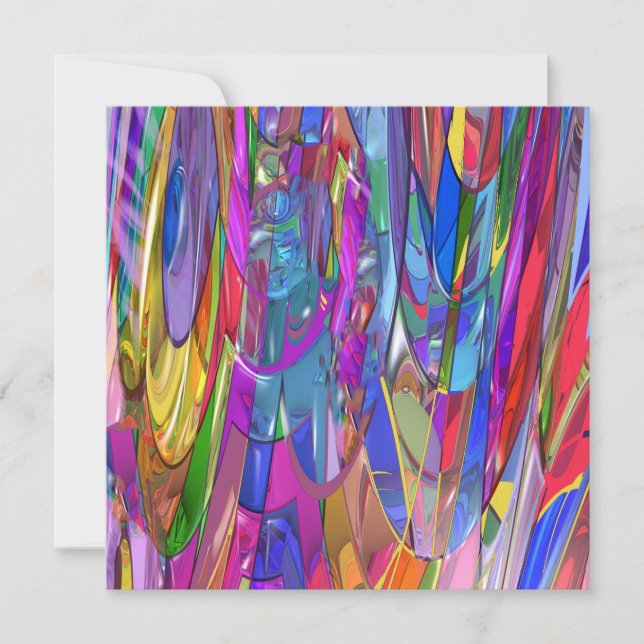 Farbe in Bewegung Karte (Vorderseite)