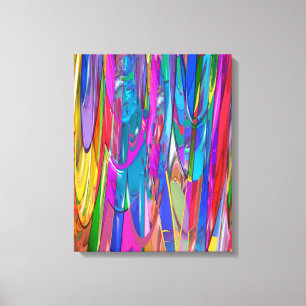 Farbe in Bewegung Leinwanddruck