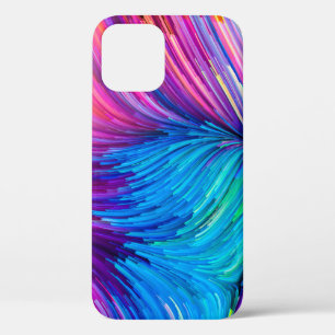 Farbe in Bewegungsserie. Abstraktes Design aus Fl Case-Mate iPhone Hülle