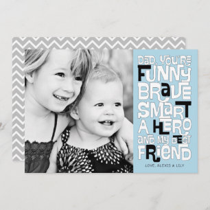 Farbe in der Vater Vatertagskarte Einladung