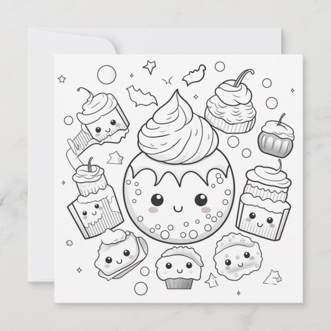 Farbe in Geschenkkarte (Vorderseite)