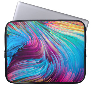 Farbe in Serie. Hintergrund Laptopschutzhülle