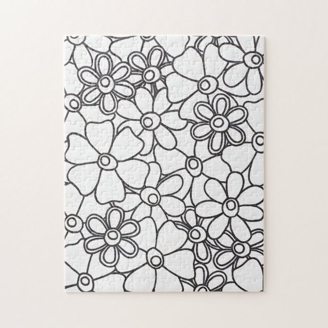 FARBE IT Fun FlowerStack Mandala Coloring Puzzle (Vertikal)