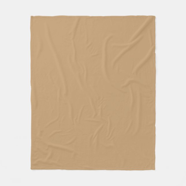 Farbe: Kamelbraun / Tan Fleecedecke (Vorderseite)