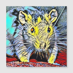 Farbe Kick - Rat Magnetkarte