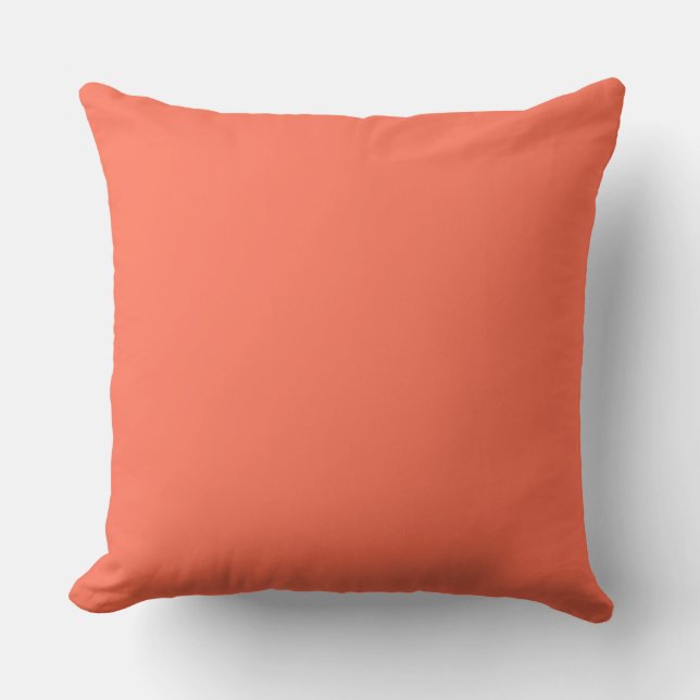 Farbe: Korallen Kissen (Vorderseite)