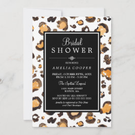 Farbe Leopard | Brautparty Einladung