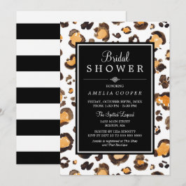 Farbe Leopard | Brautparty Einladung