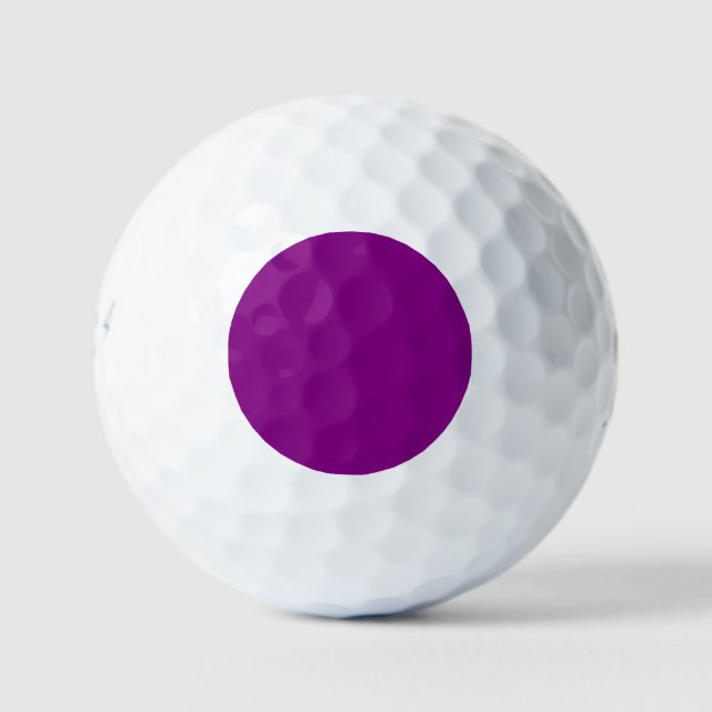 Farbe lila golfball (Vorderseite)