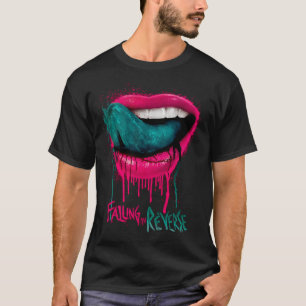 Färbe Lippen T-Shirt