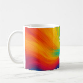 Färbe meine Welt Süße farbenfrohe Regenbogen-Tasse Kaffeetasse