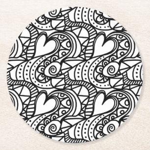 Farbe mir Herzklopfen Untersetzer