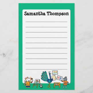 Farbe mit Maisy! Briefpapier