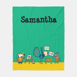 Farbe mit Maisy! Fleecedecke