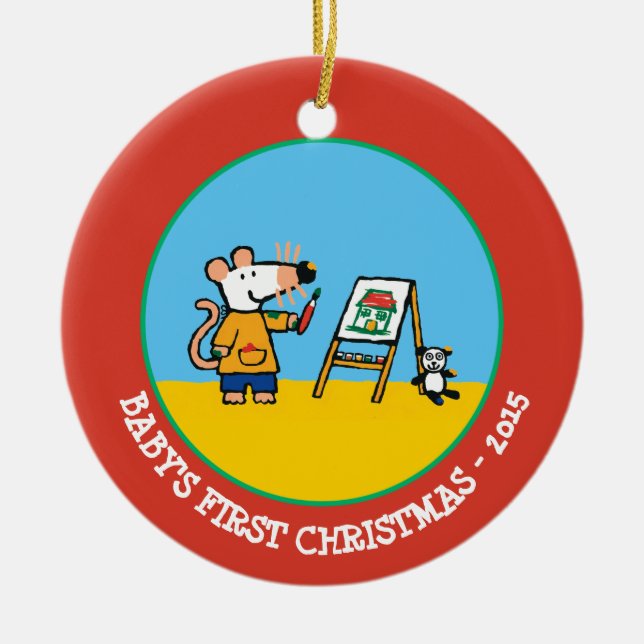 Farbe mit Maisy! Keramikornament (Vorne)