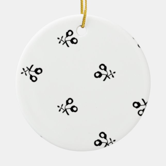 Farbe Neueste benutzerdefinierte TextLogo-Keramik- Keramik Ornament (Vorne)