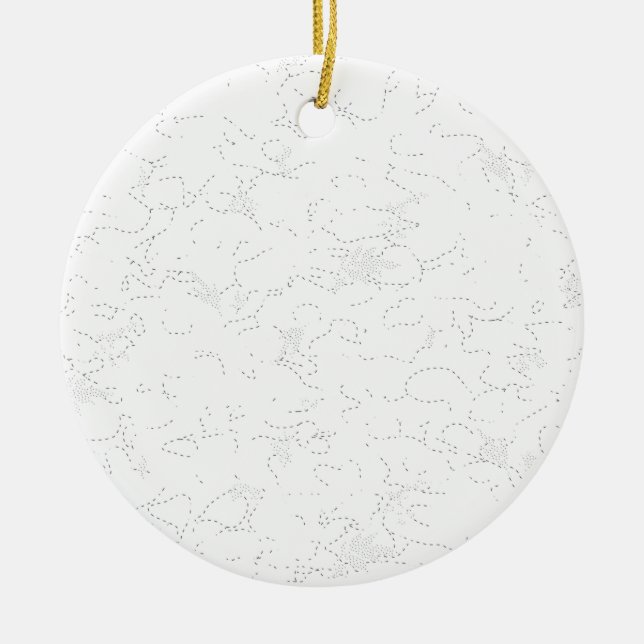 Farbe Neueste benutzerdefinierte TextLogo-Keramik- Keramik Ornament (Vorne)