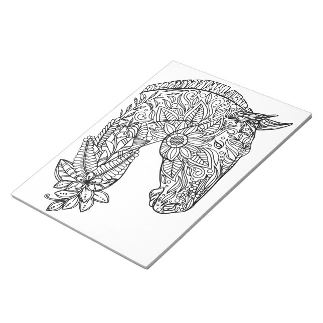 Farbe Notizblock (angewinkelt)