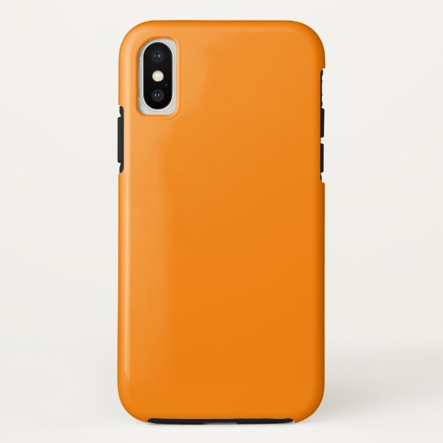 Farbe Orange Case-Mate iPhone Hülle (Rückseite)