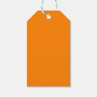 Farbe Orange Geschenkanhänger