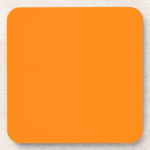 Farbe Orange Getränkeuntersetzer