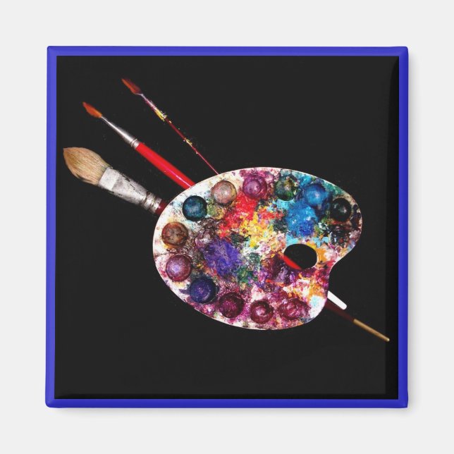 FARBE PALETTE, Maler Magnet (Vorne)