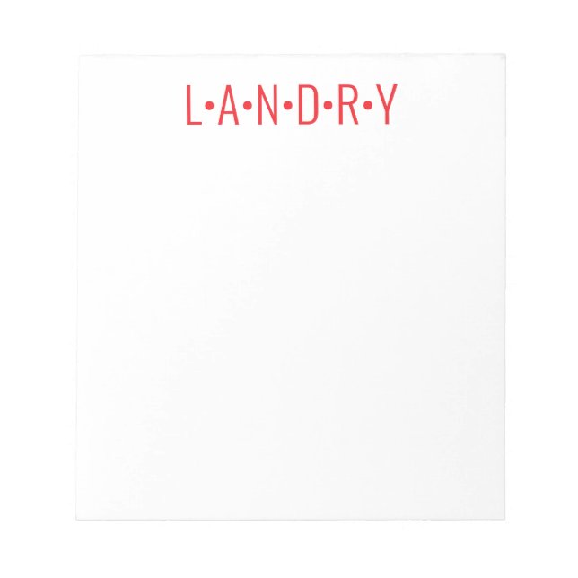 Farbe: Personalisierter Notepad mit Namen Notizblock (Vorderseite)