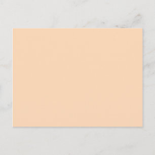 Farbe Pfirsich Puff Postkarte